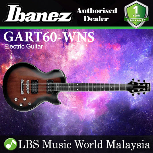 [Discontinued] Ibanez GART60-WNS Standard Poplar Body Electric Guitar Walnut Sunburst (GART60 WNS)
