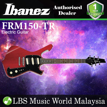 [Discontinued] Ibanez FRM150-TR Standard Mahogany Body Paul Gilbert Fireman Signature Electric Guitar (FRM150 TR)