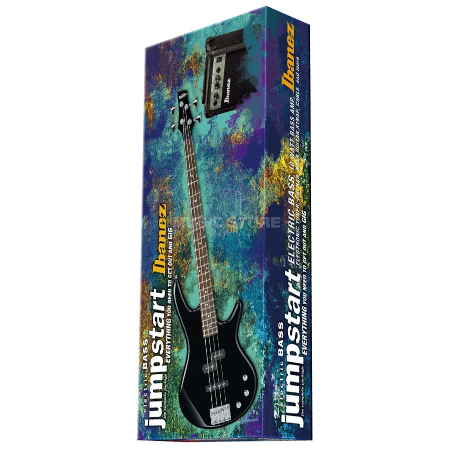 [Discontinued] Ibanez IJSR190E-RD 4 String Electric Bass Guitar Jumpstart Set Packaged Red (IJSR190E RD)
