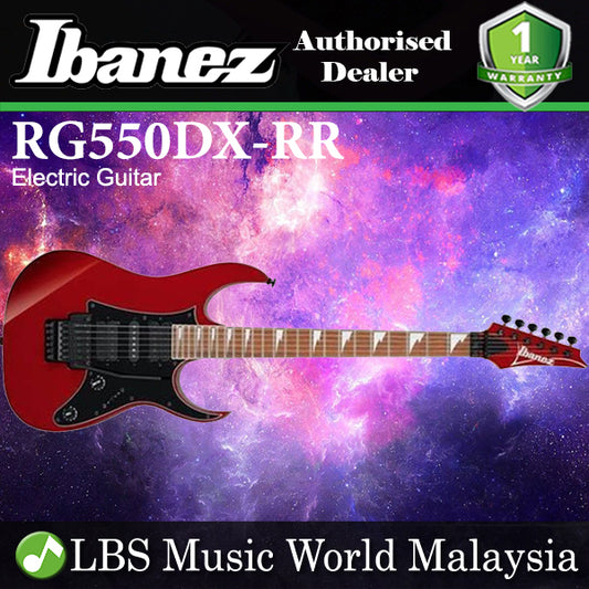 [Discontinued] Ibanez RG550DX-RR Genesis Collection Basswood Body Electric Guitar Ruby Red (RG550DX RR)