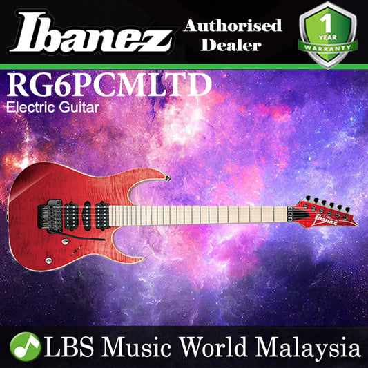 [Not Available] Ibanez RG6PCMLTD-SRG Premium Ash body with Curly Maple Top Electric Guitar Sunset Red Gradation ( RG6PCMLTD SRG)