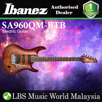 [Not Available] Ibanez SA960QM Mahogany Body Brown Topaz Burn Electric Guitar (SA960QM)