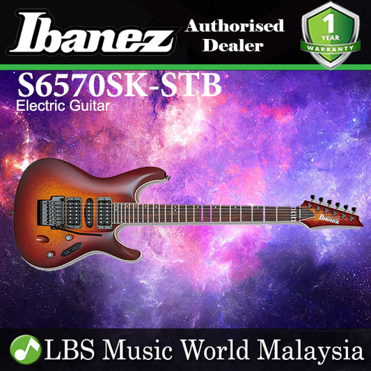 [Not Available] Ibanez S6570SK-STB Prestigec African Mahogany body Electric Guitar Sunset Burst (S6570SK  STB)