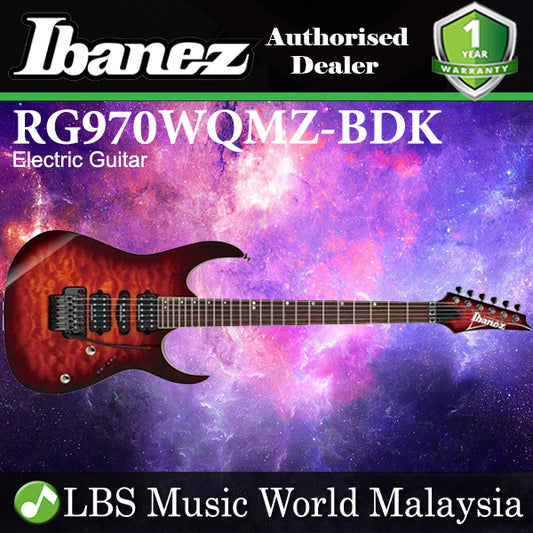 [Discontinued] Ibanez RG970WQMZ-BDK Premium American Basswood Body Electric Guitar Blazing Dusk (RG970WQMZ BDK)