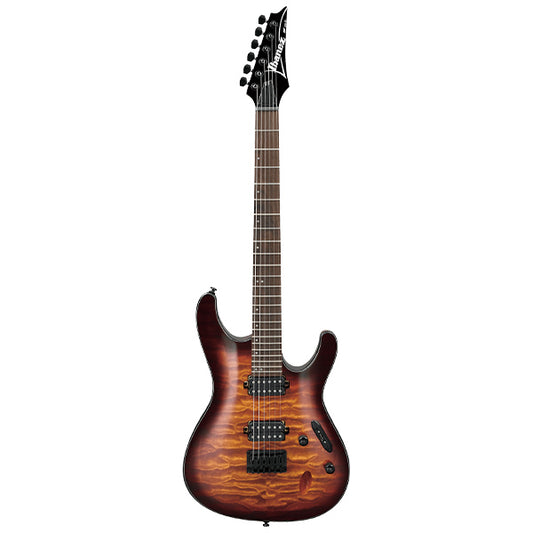 [Not Available] Ibanez S621QM Quilted Maple top Mahogany Body Electric Guitar Dragon Eye Burst (S621QM DEB)