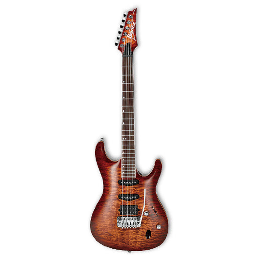 [Not Available] Ibanez SA960QM Mahogany Body Brown Topaz Burn Electric Guitar (SA960QM)