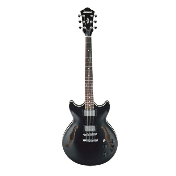 [Discontinued] Ibanez AM73-BK Artcore Hollow Body Maple Top Black Electric Guitar (AM73)