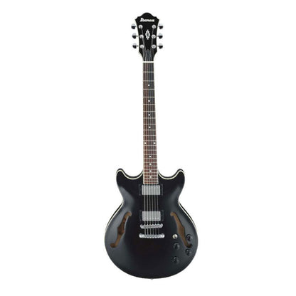 [Discontinued] Ibanez AM73-BK Artcore Hollow Body Maple Top Black Electric Guitar (AM73)