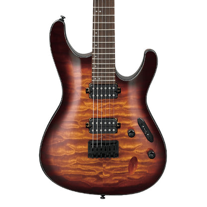 [Not Available] Ibanez S621QM Quilted Maple top Mahogany Body Electric Guitar Dragon Eye Burst (S621QM DEB)