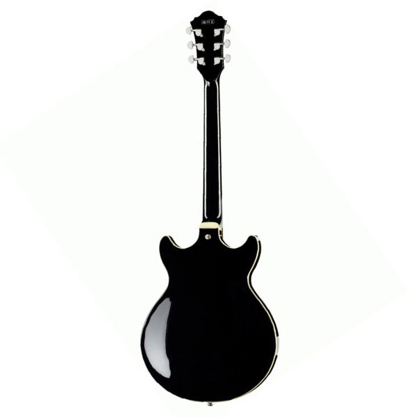 [Discontinued] Ibanez AM73-BK Artcore Hollow Body Maple Top Black Electric Guitar (AM73)