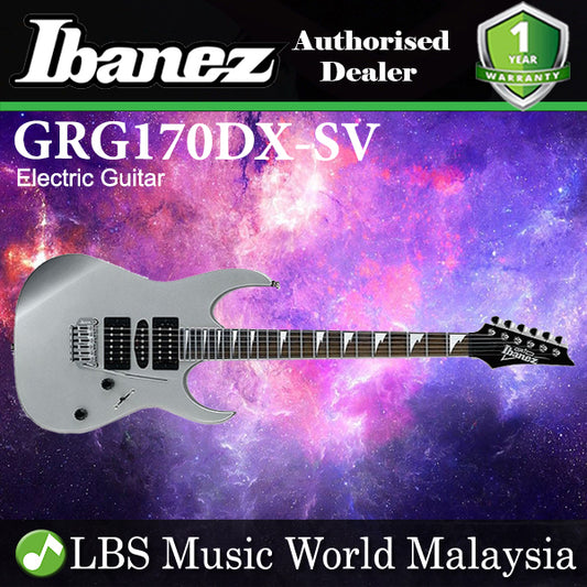Ibanez Gio GRG170DX-SV Basswood Body with Tremolo Electric Guitar Silver (GRG170DX SV)