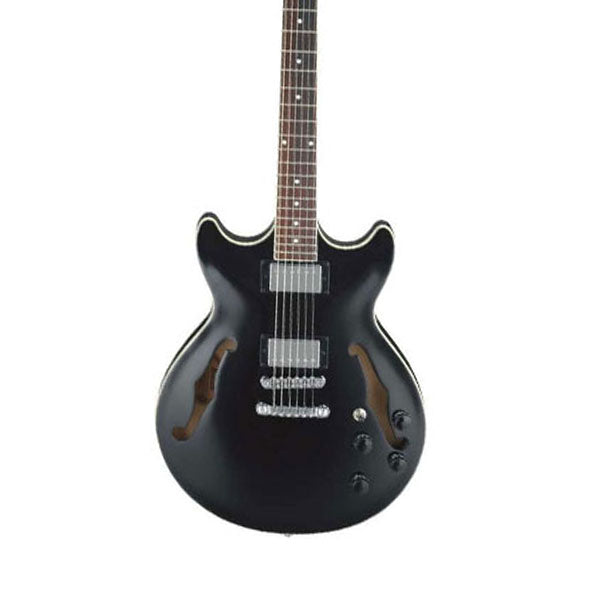 [Discontinued] Ibanez AM73-BK Artcore Hollow Body Maple Top Black Electric Guitar (AM73)