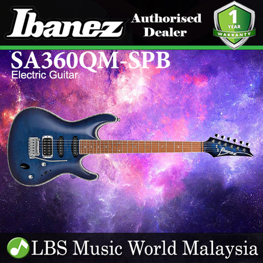 [Not Available] Ibanez SA360QM Mahogany Body Electric Guitar Sapphire Blue (SA360QM SPB)