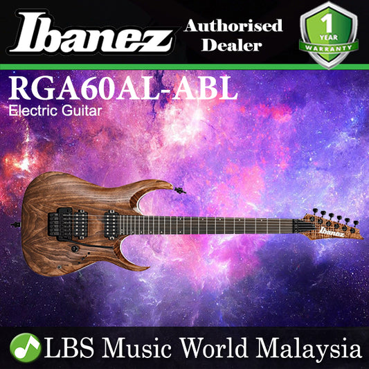 [Discontinued] Ibanez RGA60AL-ABL Axion Label Solid Ash Body Electric Guitar Antique Brown Stained Low Gloss (RGA60AL ABL)
