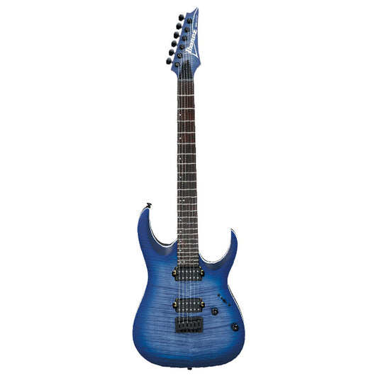 Ibanez RGA42FM Mahogany Body Standard Electric Guitar - Blue Lagoon Burst Flat (RGA42 FM)
