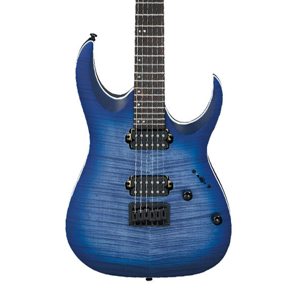 Ibanez RGA42FM Mahogany Body Standard Electric Guitar - Blue Lagoon Burst Flat (RGA42 FM)