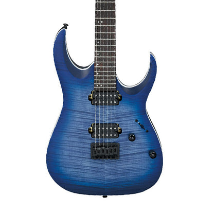 Ibanez RGA42FM Mahogany Body Standard Electric Guitar - Blue Lagoon Burst Flat (RGA42 FM)