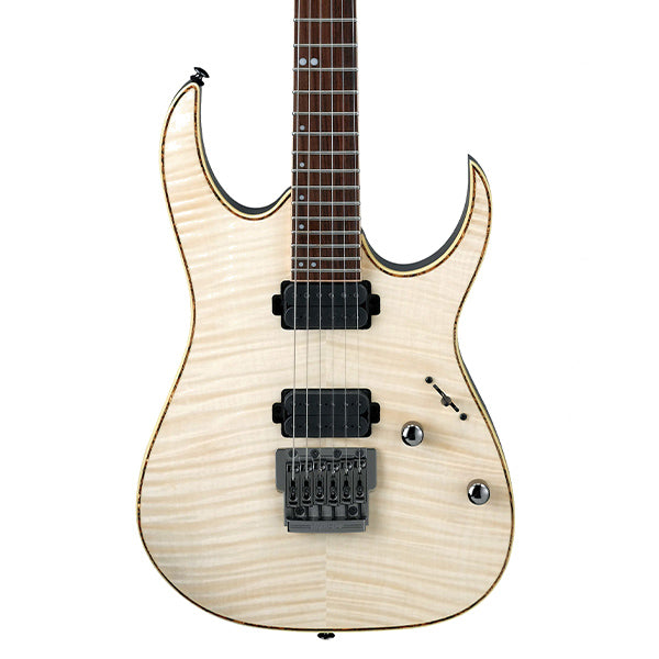 [Discontinued] Ibanez RG721FM-NTF American Basswood Body with Flamed Maple Top Electric Guitar Natural Flat (RG721FM NTF)
