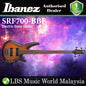 Ibanez SRF700-BBF Mahogany Wing Body 4 String Workshop Fretless Electric Bass Guitar Brown Burst Flat ( SRF700-BBF)