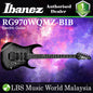 [Discontinued] Ibanez RG970WQMZ-BIB Premium American Basswood body Electric Guitar Black Ice Burst (RG970WQMZ BIB)