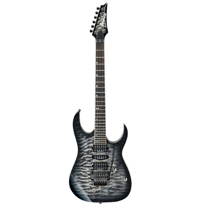 [Discontinued] Ibanez RG970WQMZ-BIB Premium American Basswood body Electric Guitar Black Ice Burst (RG970WQMZ BIB)