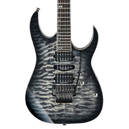 [Discontinued] Ibanez RG970WQMZ-BIB Premium American Basswood body Electric Guitar Black Ice Burst (RG970WQMZ BIB)