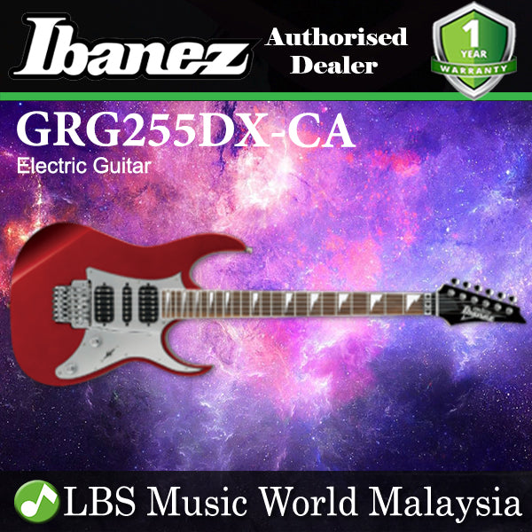 [Discontinued] Ibanez GRG255DX-CA Standard Basswood Body Electric Guitar Candy Apple (GRG255DX CA)