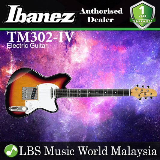 [Not Available] Ibanez Talman TM302-TFB Alder Body Tri Fade Burst Electric Guitar (TM302 TFB)