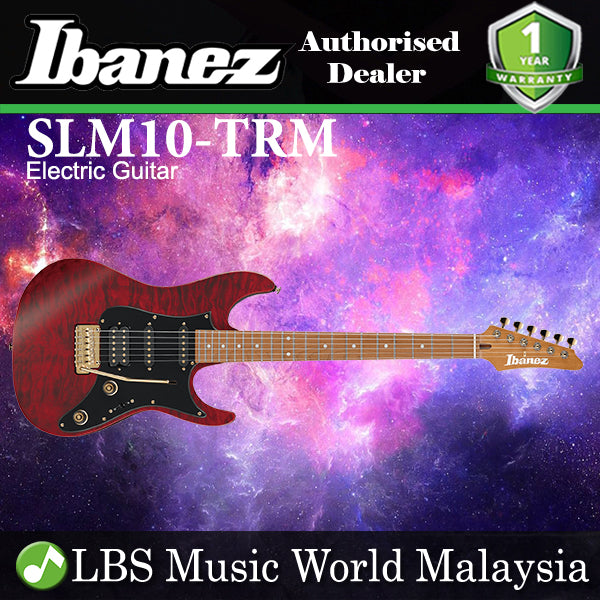 [Discontinued] Ibanez SLM10-TRM American Basswood Body Electric Guitar Transparent Red  Matte  (SLM10 TRM)