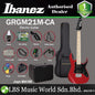 Ibanez GRGM21M Standard Basswood Body Electric Guitar - Candy Apple (GRGM 21M)