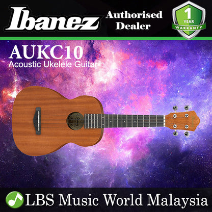 [Discontinued] Ibanez UKC10 Concert Body Mahogany Top Ukulele (UKC 10)