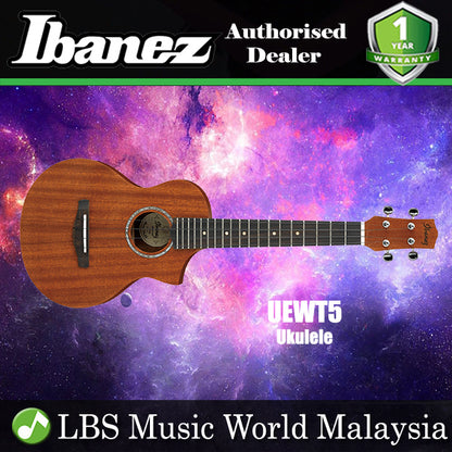 [Discontinued] Ibanez UEWT5 Cutaway Tenor Style EW body Sapele Top (UEW T5)