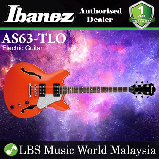 [Discontinued] Ibanez AS63-TLO Semi Hollow Body Sapele Top Twilight Orange Electric Guitar (AS63)