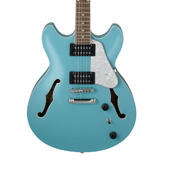 [Discontinued] Ibanez AS63-MTB Standard Hollow Body Sapele Top Mint Blue Electric Guitar (AS63)