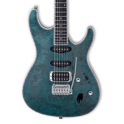 [Discontinued] Ibanez SA560MB-ABT Mahogany Body Maple Top Electric Guitar Aqua Blue Flat (SA560MB)