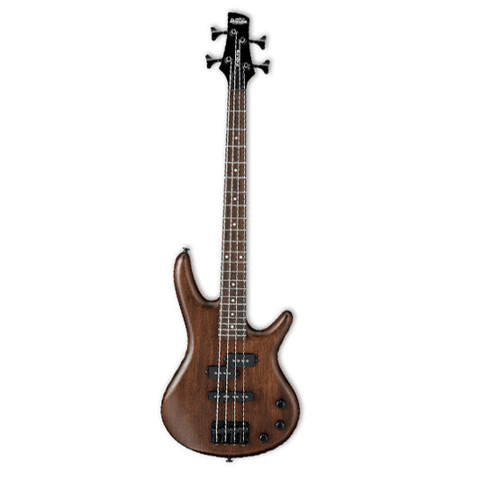 Ibanez Gio GSRM20BWNF 4 String Poplar miKro Short Scale Bass Guitar Walnut Flat (GSRM20B)