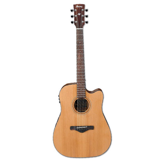 Ibanez AW70ECE-LG Artwood Solid Sitka Spruce Acoustic Electric Guitar Natural Low Gloss (AW70ECE)