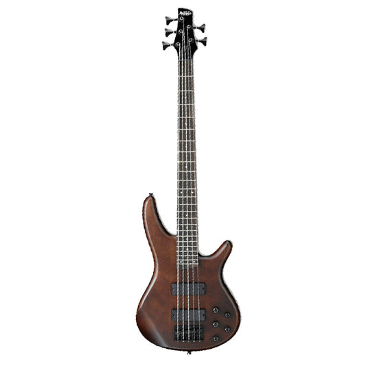 [Discontinued] Ibanez Gio GSR255B-WNF 5 String Mahogany Body Electric Bass Guitar Walnut Flat (GSR255B)