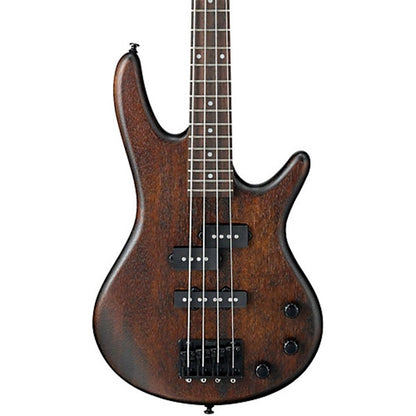 Ibanez Gio GSRM20BWNF 4 String Poplar miKro Short Scale Bass Guitar Walnut Flat (GSRM20B)