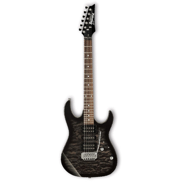 Ibanez Gio GRX70QA-TKS Solid Body Basswood Electric Guitar Transparent Black Sunburst (GRX70QA)