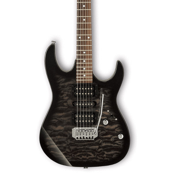 Ibanez Gio GRX70QA-TKS Solid Body Basswood Electric Guitar Transparent Black Sunburst (GRX70QA)