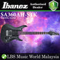 [Discontinued] Ibanez SA360AH-STK Standard Solid Body Ash Top Electric Guitar Stained Black (SA360AH)