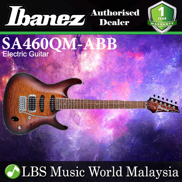 [Discontinued] Ibanez SA460QM-ABB Standard Maple Top Electric Guitar Antique Brown Burst (SA460QM)