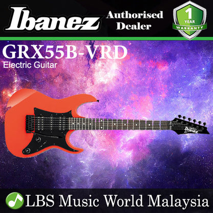 Ibanez GIO GRX55B-VRD Poplar Body Solid GRX Maple Electric Guitar Vivid Red (GRX55B)