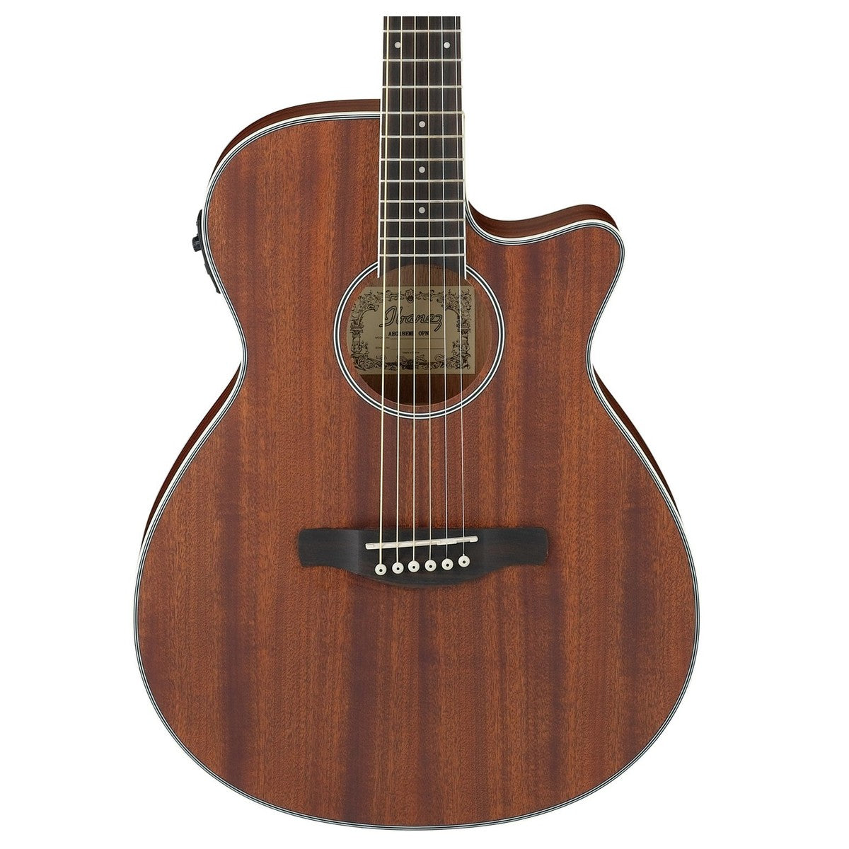 [Discontinued] Ibanez AEG8EMH-OPN Mahogany Top Acoustic Electric Guitar Open Pore Natural (AEG8EMH)