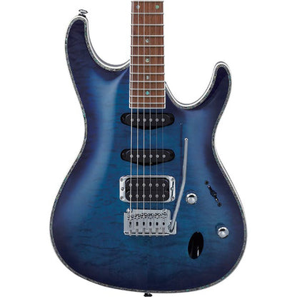 [Discontinued] Ibanez SA460QM-SPB Standard Solid Body Maple Top Electric Guitar Sapphire Blue (SA460QM)