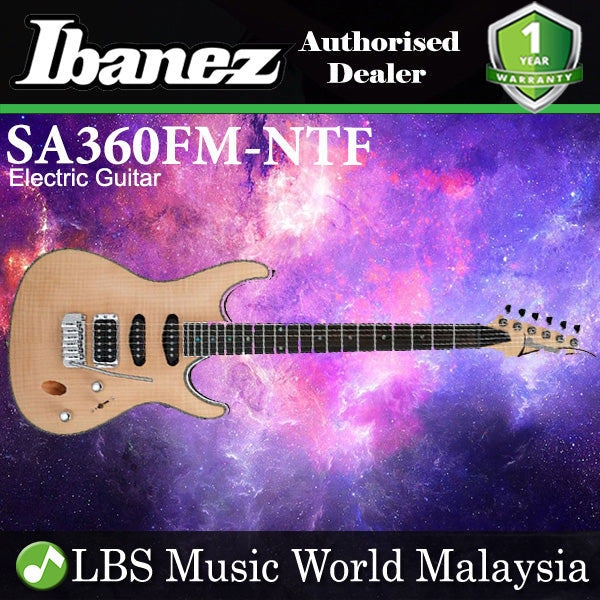 [Discontinued] Ibanez SA360FM-NTF Standard Flamed Maple Top Electric Guitar Solid Body Natural Flat (SA360FM)