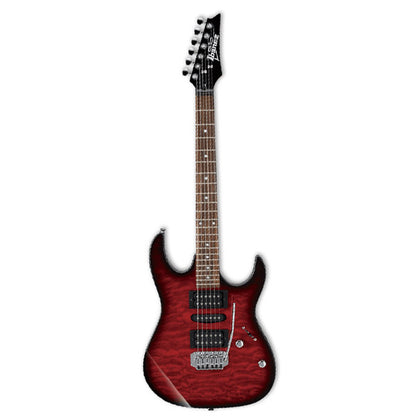 Ibanez Gio GRX70QA-TRB Solid Basswood Body Electric Guitar Transparent Red Burst (GRX70QA)