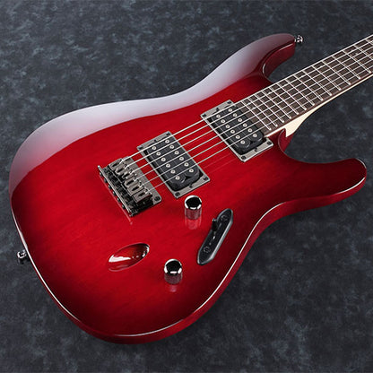 Ibanez S521 Standard Solid Mahogany Body Electric Guitar - Blackberry Sunburst Finish (S 521)