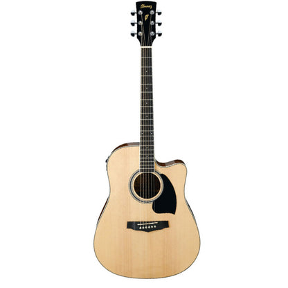 Ibanez PF15ECE-NT Dreadnought Cutaway Acoustic Electric Guitar Natural High Gloss (PF15ECE)